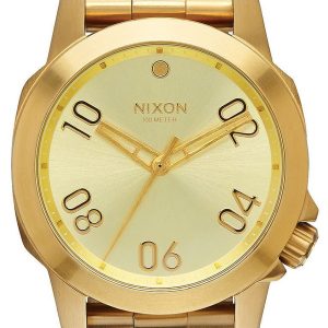 Nixon Herrklocka A468502-00 Gulguldstonad/Gulguldtonat stål Ø40 mm