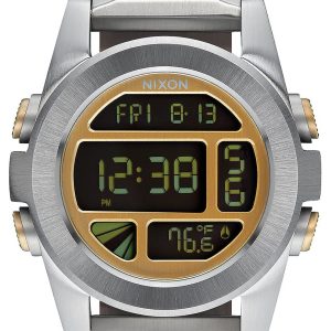 Nixon Herrklocka A9461887-00 The Unit LCD/Läder Ø44.5 mm