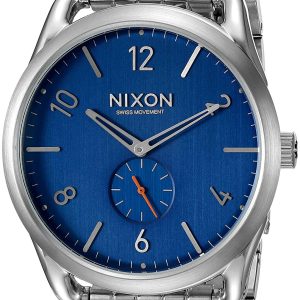 Nixon Herrklocka A951307-00 Blå/Stål Ø45 mm