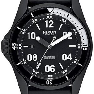 Nixon Herrklocka A960001-00 Svart/Gummi Ø45 mm