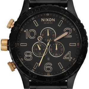 Nixon The 51-30 Herrklocka A083-1041-00 Svart/Stål Ø51 mm