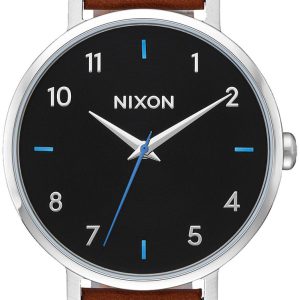 Nixon The Arrow Damklocka A1091-019-00 Svart/Läder Ø38 mm