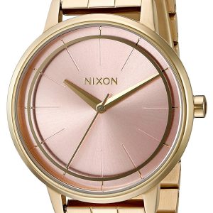 Nixon The Kensington Damklocka A0992360-00 Rosa/Gulguldtonat stål