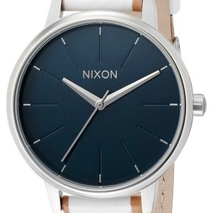 Nixon The Kensington Damklocka A108321-00 Blå/Läder Ø37 mm