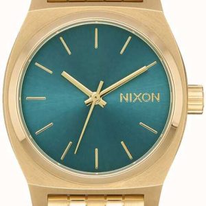 Nixon The Medium Time Teller Damklocka A1130-2626 Grön/Gulguldtonat