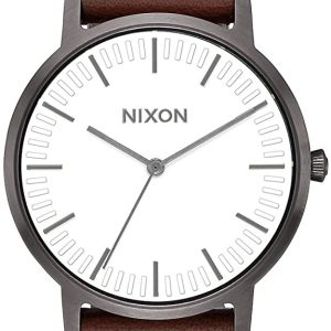 Nixon The Porter Herrklocka A10582368-00 Vit/Läder Ø40 mm