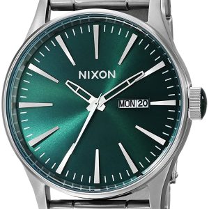 Nixon The Sentry Herrklocka A356-1696 Grön/Stål Ø42 mm