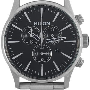 Nixon The Sentry Herrklocka A386-000-00 Svart/Stål Ø42 mm