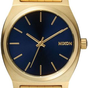 Nixon The Time Teller A045-1931 Blå/Gulguldtonat stål Ø37 mm