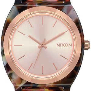 Nixon The Time Teller A327-3233 Roséguldstonad/Acetat Ø37 mm