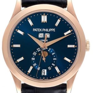 Patek Philippe 5396R/015 Complications Blå/Läder Ø38.5 mm