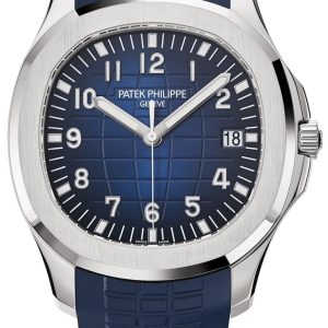 Patek Philippe Aquanaut Herrklocka 5168G/001 Blå/Gummi Ø42.2 mm