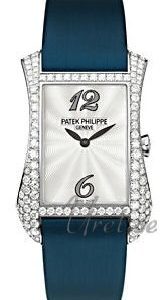 Patek Philippe Damklocka 4972G/001 Gondolo Vit/Satin 40x27 mm