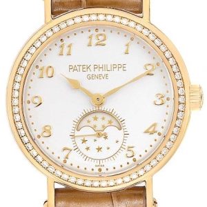 Patek Philippe Damklocka 7121J/001 Complications Silverfärgad/Läder