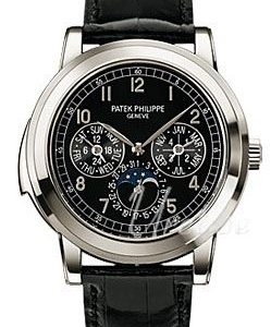 Patek Philippe Herrklocka 5074P/001 Grand Complications Svart/Läder