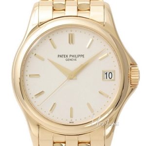 Patek Philippe Herrklocka 5127/1J/001 Calatrava Vit/18 karat gult