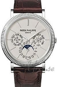 Patek Philippe Herrklocka 5139G/001 Complicated Silverfärgad/Läder