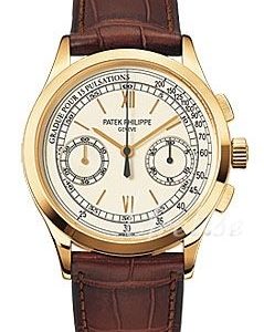 Patek Philippe Herrklocka 5170J/001 Complicated Silverfärgad/Läder