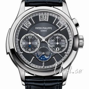 Patek Philippe Herrklocka 5208P Grand Complications Grå/Läder Ø42