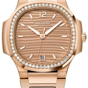 Patek Philippe Nautilus Damklocka 7118/1200R/010 Roséguldstonad/18