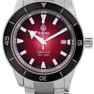 Rado Herrklocka R32105353 Captain Cook Röd/Stål Ø42 mm