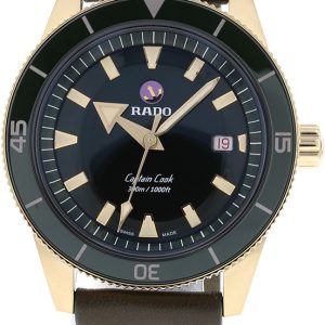 Rado Herrklocka R32504315 Captain Cook Grön/Läder Ø42 mm