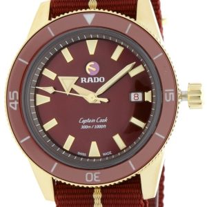 Rado Herrklocka R32504407 Captain Cook Röd/Textil Ø42 mm