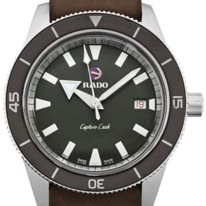 Rado Herrklocka R32505019 Captain Cook Grå/Läder Ø42 mm