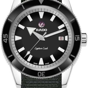 Rado Herrklocka R32505158 Captain Cook Svart/Textil Ø42 mm