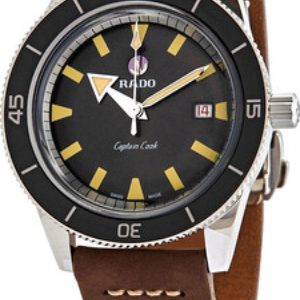 Rado Herrklocka R32505305 Captain Cook Svart/Läder Ø42 mm