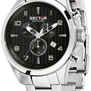 Sector 180 Herrklocka R3273690013 Svart/Stål Ø46 mm