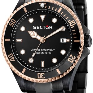 Sector 230 Herrklocka R3253161039 Svart/Stål Ø43 mm