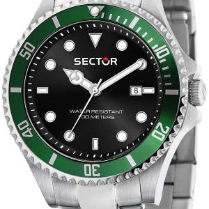 Sector 230 Herrklocka R3253161041 Svart/Stål Ø43 mm