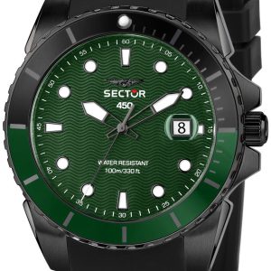 Sector 450 Herrklocka R3251276001 Grön/Gummi Ø41 mm