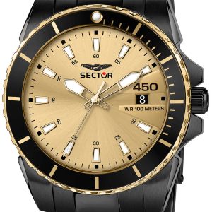 Sector 450 Herrklocka R3253276007 Gulguldstonad/Stål Ø41 mm