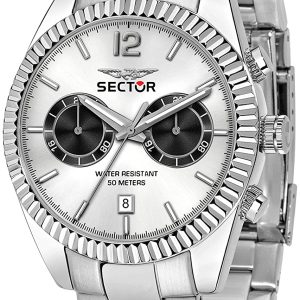 Sector 99999 Herrklocka R3253240007 Silverfärgad/Stål Ø41 mm