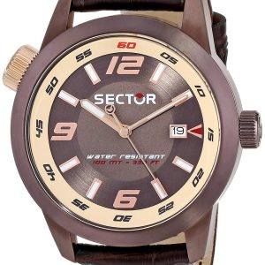 Sector Herrklocka R3251102019 Brun/Läder Ø48 mm