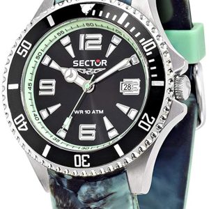 Sector Herrklocka R3251161020 Svart/Gummi Ø43 mm