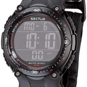 Sector Herrklocka R3251172325 Street LCD/Textil Ø44 mm