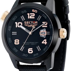 Sector Herrklocka R3251202025 Svart/Läder Ø48 mm