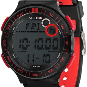 Sector Herrklocka R3251512002 LCD/Gummi Ø44 mm