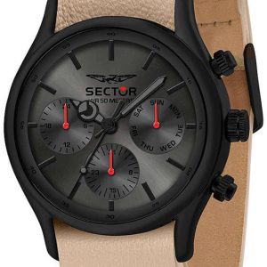 Sector Herrklocka R3251517006 Grå/Läder Ø43 mm