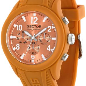 Sector Herrklocka R3251576007 Steeltouch Orange/Gummi Ø44 mm