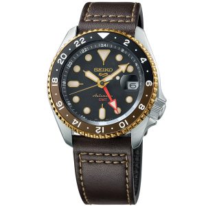 Seiko 5 Sports GMT SSK036K1 - Herr - 43 mm - Analogt - Automatiskt - Hardlex Crystal Mineralglas