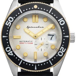 Spinnaker Herrklocka SP-5058-0A Croft Silverfärgad/Läder Ø43 mm