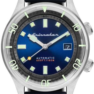 Spinnaker Herrklocka SP-5062-03 Bradner Blå/Läder Ø42 mm