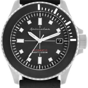 Spinnaker Spence Herrklocka SP-5063-01 Svart/Läder Ø42 mm