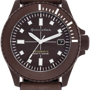 Spinnaker Spence Herrklocka SP-5063-02 Brun/Läder Ø42 mm