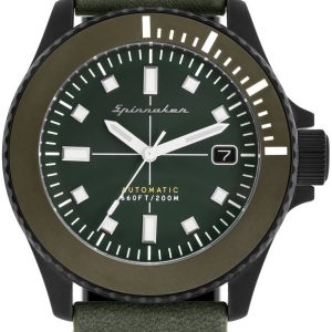 Spinnaker Spence Herrklocka SP-5063-03 Grön/Läder Ø42 mm