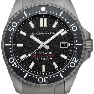 Spinnaker Tesei Herrklocka SP-5084-11 Svart/Titan Ø43 mm